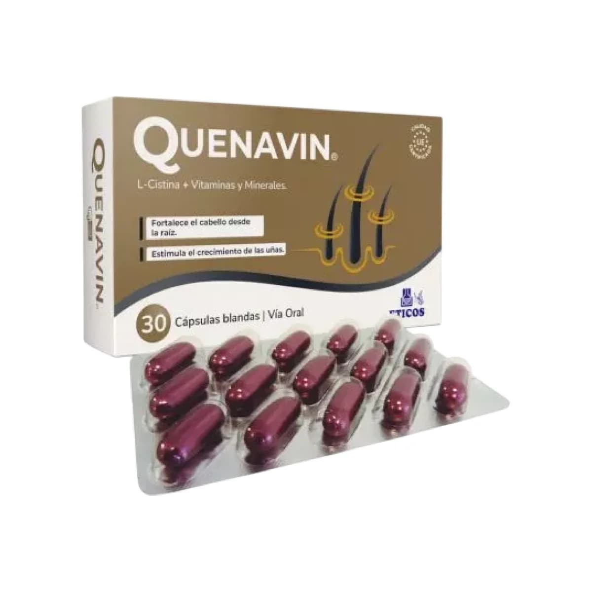 Quenavin Suplemento L-Cistina+Vitamina+Minerais