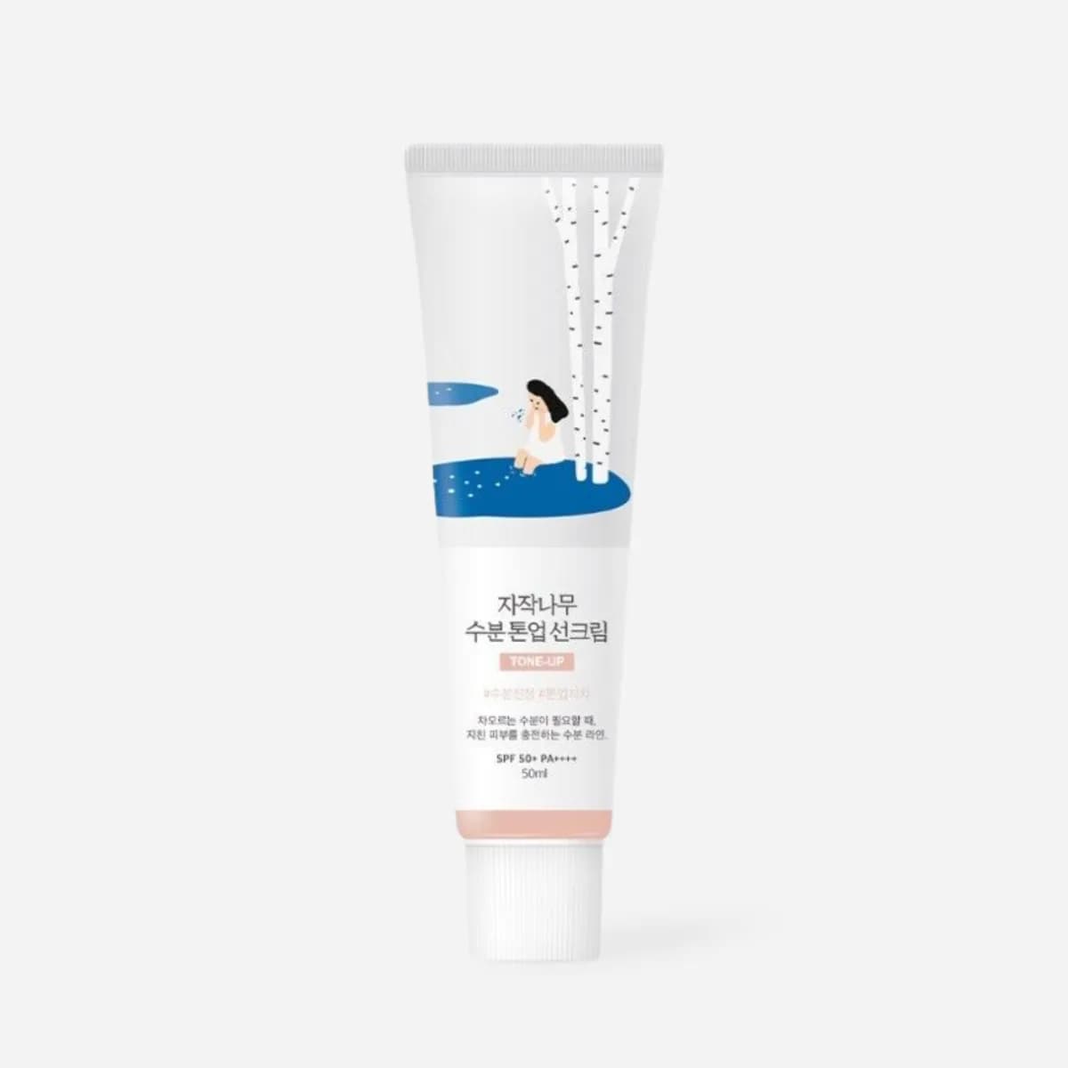 Protetor Solar Round Lab Birch Juice Moisturizing Tone-Up Sunscreen SPF50+ Pa++++ 50ML